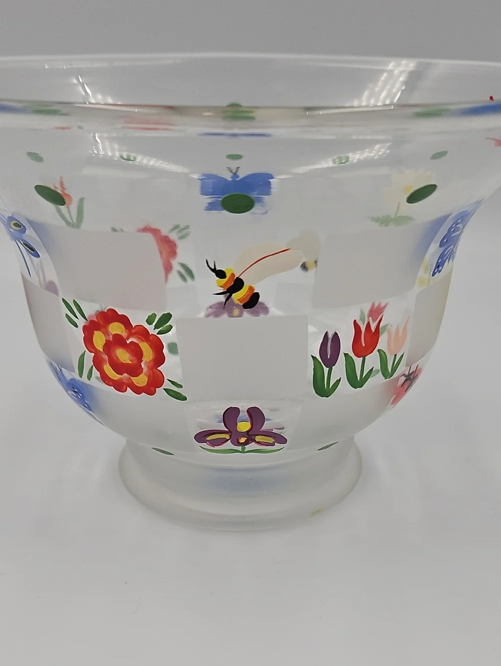 Vitage Handpainted Basket